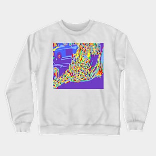 Burning Monk Crewneck Sweatshirt